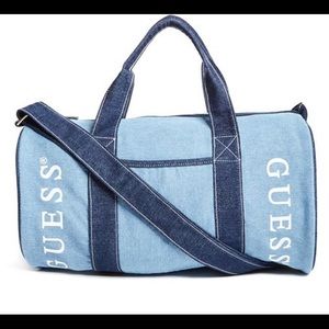 Guess Denim Duffle Bag